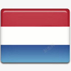 holland荷兰语国旗荷兰荷兰NL最后的旗帜高清图片
