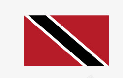 多巴哥特立尼达和多巴哥国旗矢量图高清图片