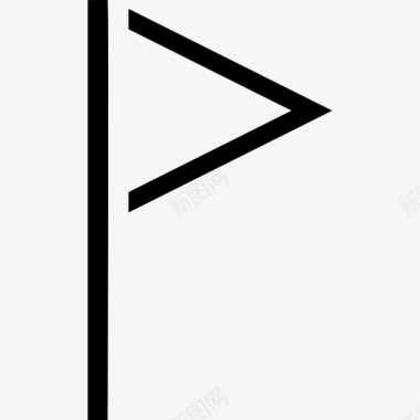 标志符号三角形图标图标