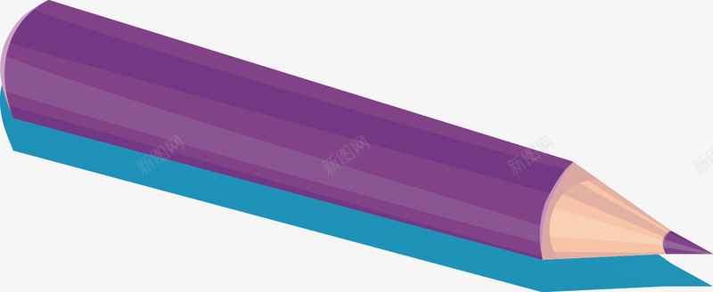 铅笔矢量图ai免抠素材_新图网 https://ixintu.com 学校 开学 扁平 教育 科教 铅笔 矢量图