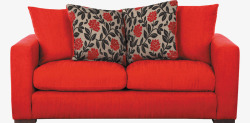 安逸红色沙发高清图片