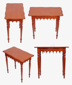 古典家具书桌实木桌子高清图片
