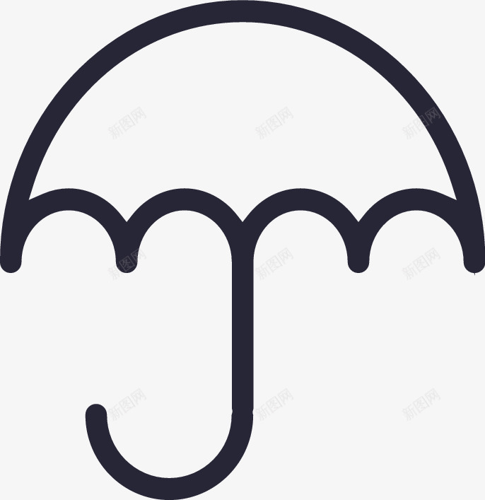 保障雨伞矢量图图标eps_新图网 https://ixintu.com 保障 雨伞 矢量图