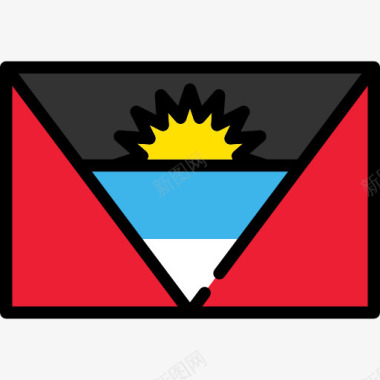 安提瓜和巴布达岛图标图标