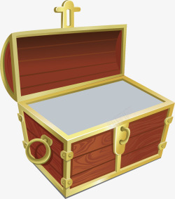 木保险箱箱子高清图片