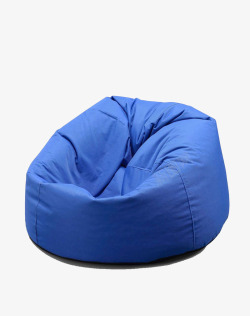 蓝色沙发产品实物抠图素材