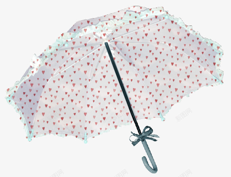 红色波点雨伞png免抠素材_新图网 https://ixintu.com 红色 设计 雨伞