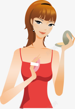 美女化妆时尚素材