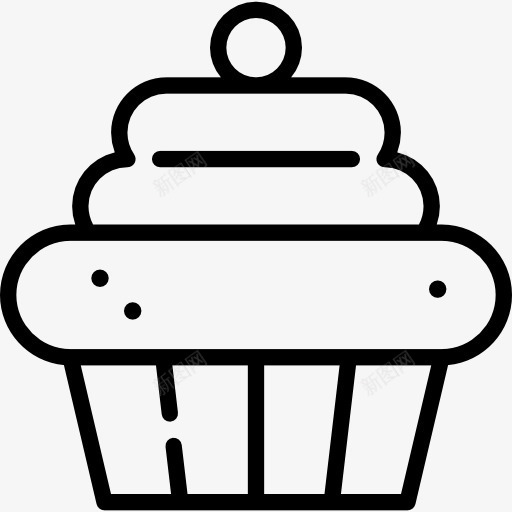红色天鹅绒蛋糕图标png_新图网 https://ixintu.com baker 甜 甜点 面包 食品