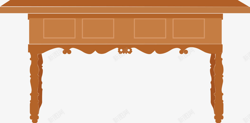 家具木质桌子拟真实物png免抠素材_新图网 https://ixintu.com 家具 拟真实物