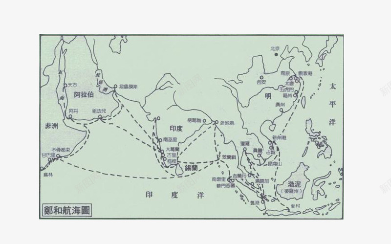 航海图纸png免抠素材_新图网 https://ixintu.com 图纸 复古 航海图 路线