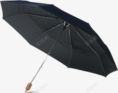 下雨天的雨伞png免抠素材_新图网 https://ixintu.com 下雨天 雨伞 黑收缩伞 黑色