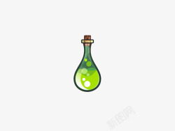 绿色烧瓶绿色化学试剂高清图片