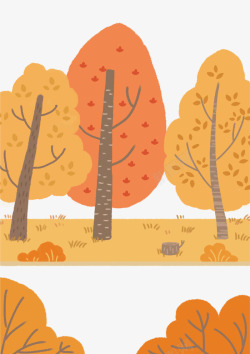 秋季枯树秋天背景高清图片