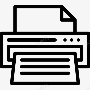 学校的打印机图标图标