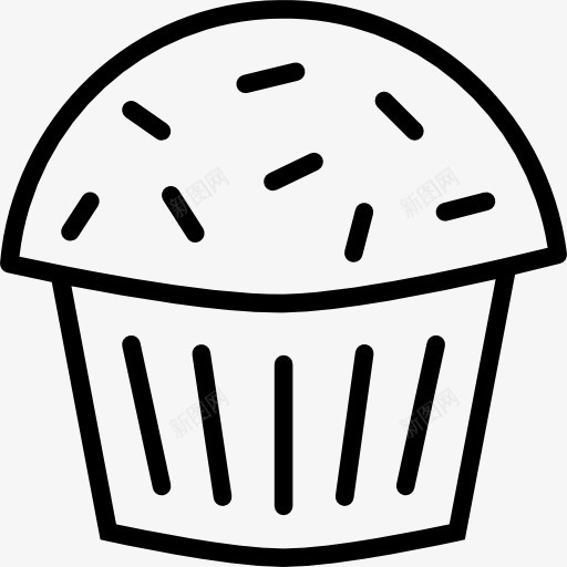 松饼图标png_新图网 https://ixintu.com 松饼 烘焙 甜 甜点 蛋糕 面包 食品 食品和餐厅