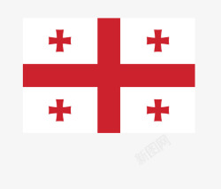 格鲁吉亚国旗素材