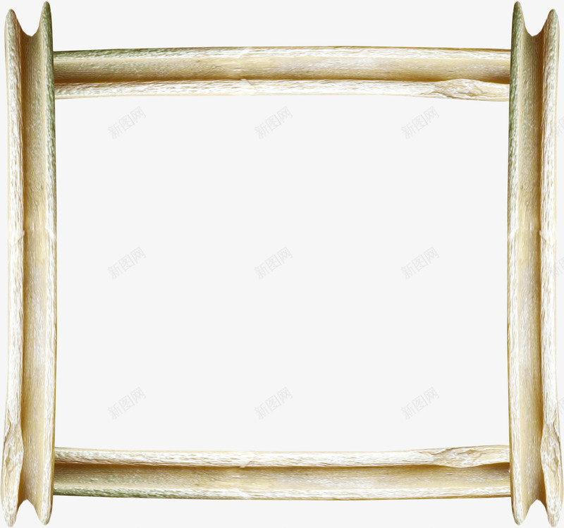木头相框png免抠素材_新图网 https://ixintu.com 木头 白色木头 相框 窗户 简单窗户