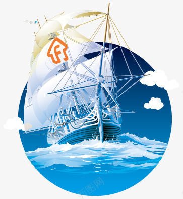 企业文化元素png免抠素材_新图网 https://ixintu.com h5素材 企业文化元素 商业 扬帆