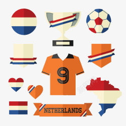 荷兰足球素材
