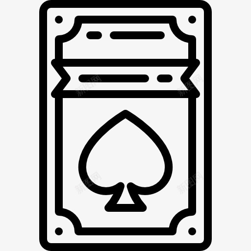 纸牌图标png_新图网 https://ixintu.com blackjack 卡 扑克牌 扑克牌背面 扑克牌花纹 盒 赌场 黑桃