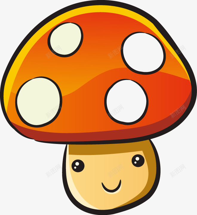 卡通动漫人物蘑菇png免抠素材_新图网 https://ixintu.com 人物 动漫 卡通 蘑菇