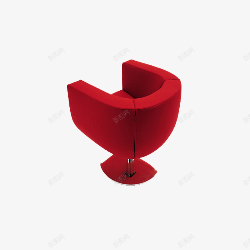 红色沙发椅png免抠素材_新图网 https://ixintu.com 创意 家居 沙发椅 红色