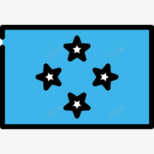 密克罗尼西亚图标png_新图网 https://ixintu.com 世界 国家 密克罗尼西亚 旗帜 民族