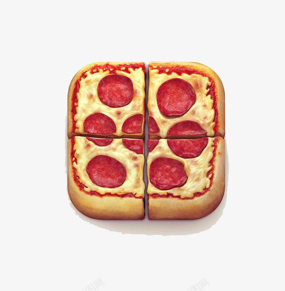 芝士披萨png免抠素材_新图网 https://ixintu.com 披萨免扣元素 方形披萨 西餐 香肠披萨
