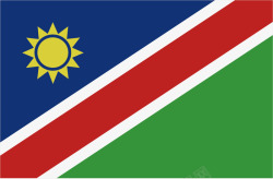 纳米比亚国旗矢量图素材