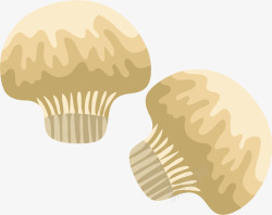 蘑菇西式食材素材