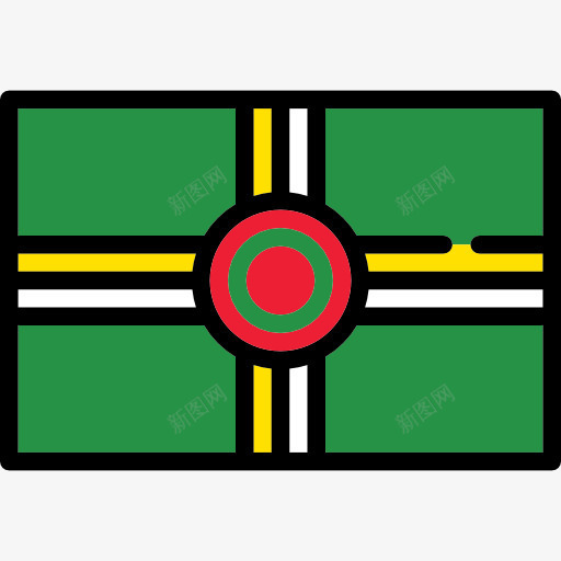 多米尼加图标png_新图网 https://ixintu.com 世界 国家 多米尼加 旗帜 民族