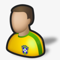 Brazil巴西足球人球员足球运动脑卒中高清图片