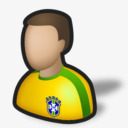Brazil巴西球员足球体育运动中风高清图片