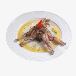 法国美食法式牛蛙法国菜高清图片