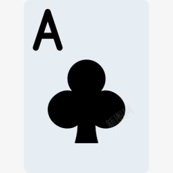 扑克俱乐部扑克图标高清图片