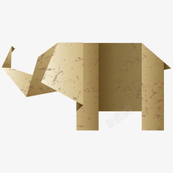 动物折纸矢量图素材