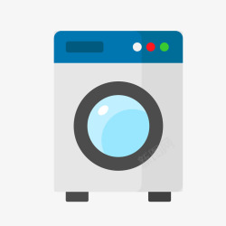 手绘的洗衣机洗衣机手绘创意图矢量图高清图片