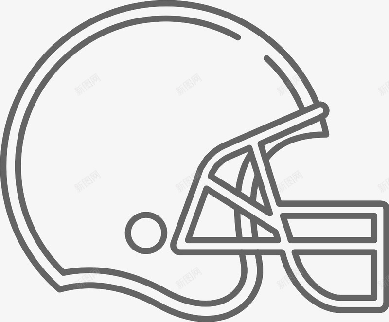 足球头盔ResponsiveSportsIcons图标png_新图网 https://ixintu.com Football Helmet 头盔 足球