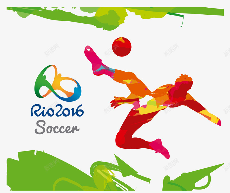 巴西里约奥运会运动员png免抠素材_新图网 https://ixintu.com 2016奥运会 奥运会 巴西里约奥运会 足球 运动员