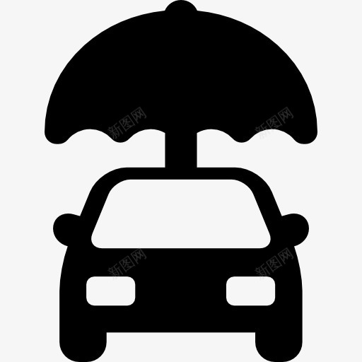 伞车图标png_新图网 https://ixintu.com 汽车 运输车辆 雨 雨伞