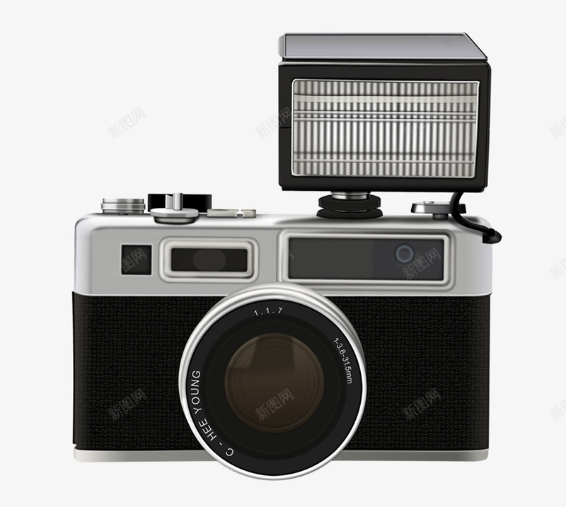 相机上的曝光板png免抠素材_新图网 https://ixintu.com 产品实物 拍摄 数码 方形相机 曝光板 相机 镜头