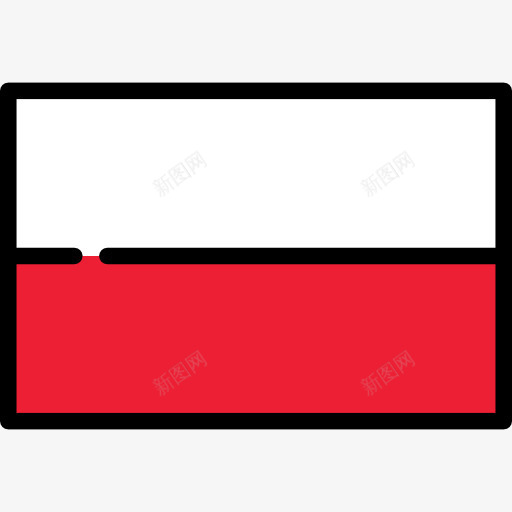波兰共和国图标png_新图网 https://ixintu.com 世界 国家 旗帜 民族 波兰共和国