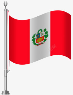 秘鲁秘鲁国旗高清图片