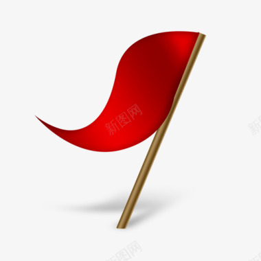 小红旗图标图标