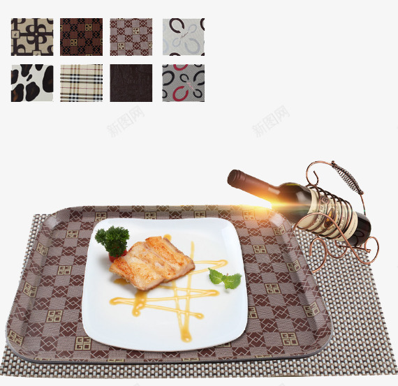 桌布上的西餐png免抠素材_新图网 https://ixintu.com 产品实物 日用百货 桌布 西餐