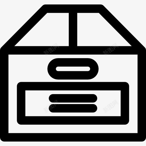 箱图标png_新图网 https://ixintu.com 业务 交货 包装 房地产 箱 纸板 脆弱
