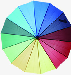 拼接雨伞彩色拼接雨伞卡通高清图片