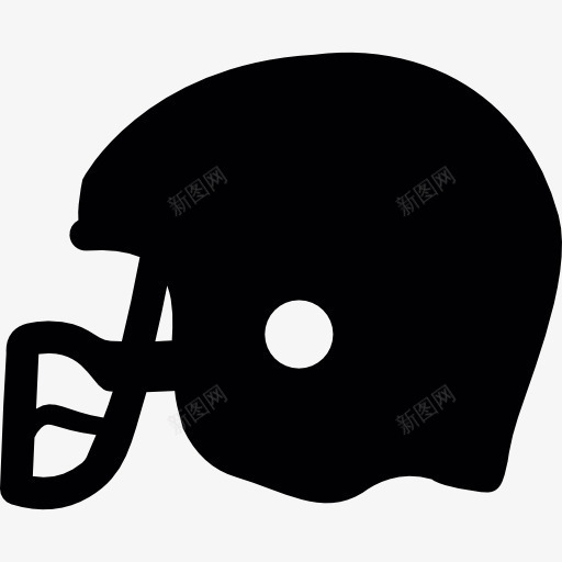 美式橄榄球头盔敲图标png_新图网 https://ixintu.com 体育 保护 头盔 美式足球 防御