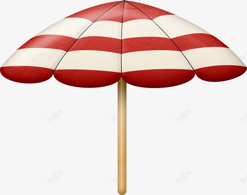 雨伞太阳伞卡通图标png_新图网 https://ixintu.com 卡通 太阳伞 雨伞